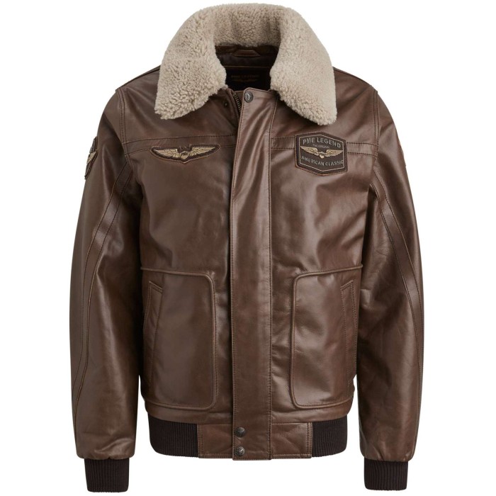 Flight jacket HUDSON Buff Leather D.Brown