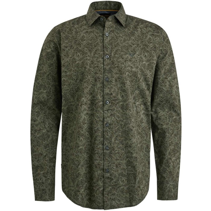 Long Sleeve Shirt Print On Poplin Rosin