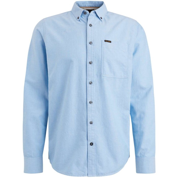 Long Sleeve Shirt Oxford Della Robbia Blue