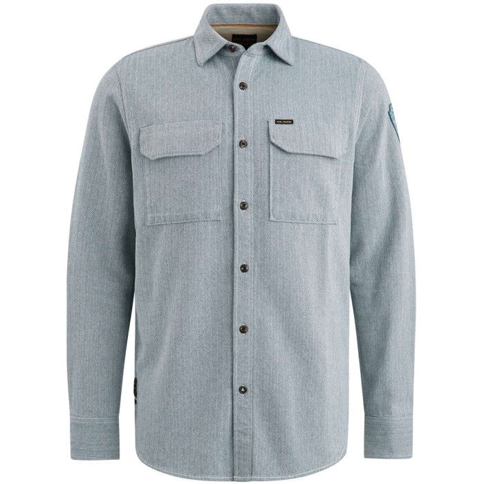 Long Sleeve Shirt Flanel Herringbo Key Largo