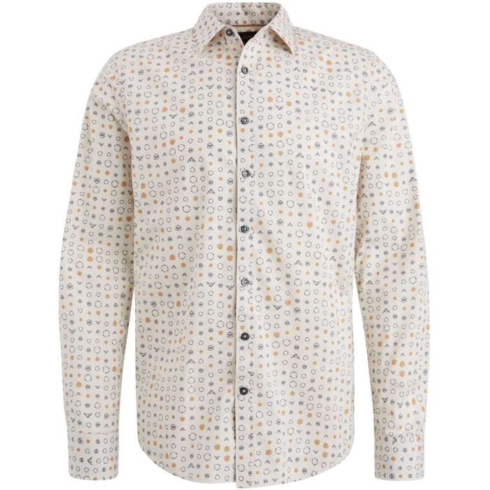 Long Sleeve Shirt Print on Poplin Birch