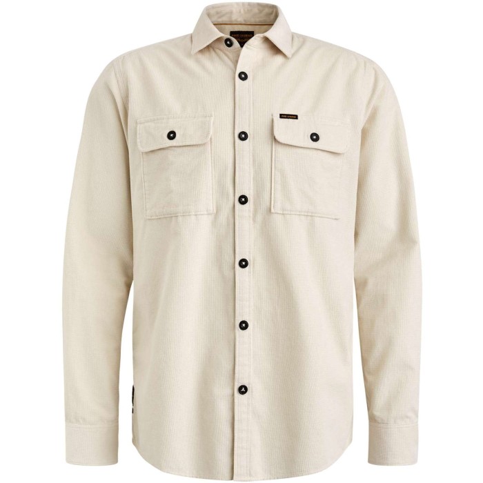 Long Sleeve Shirt Fine Waffle Cord Birch