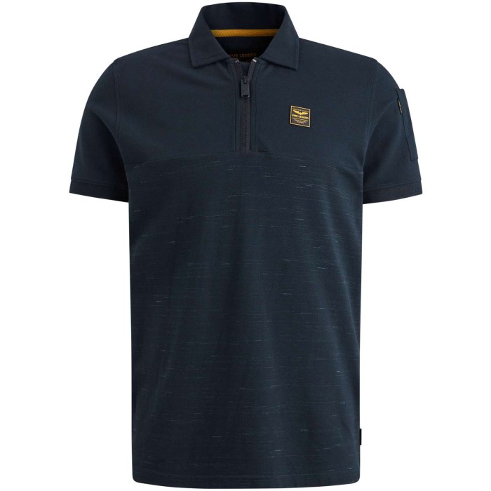 Polo korte mouw cargo salute blue