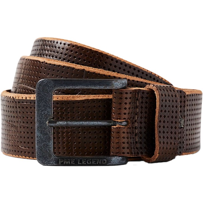 PME Legend Belt full grain leather wi d.brown | VTMode