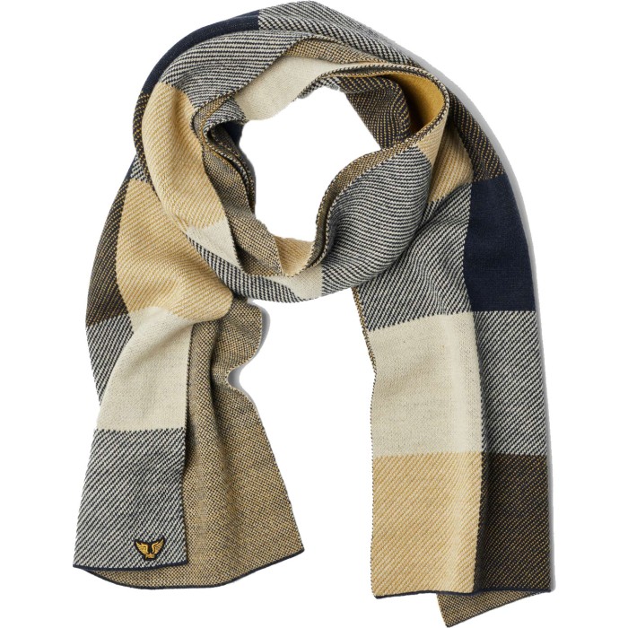 Scarf checked scarf wood thrush