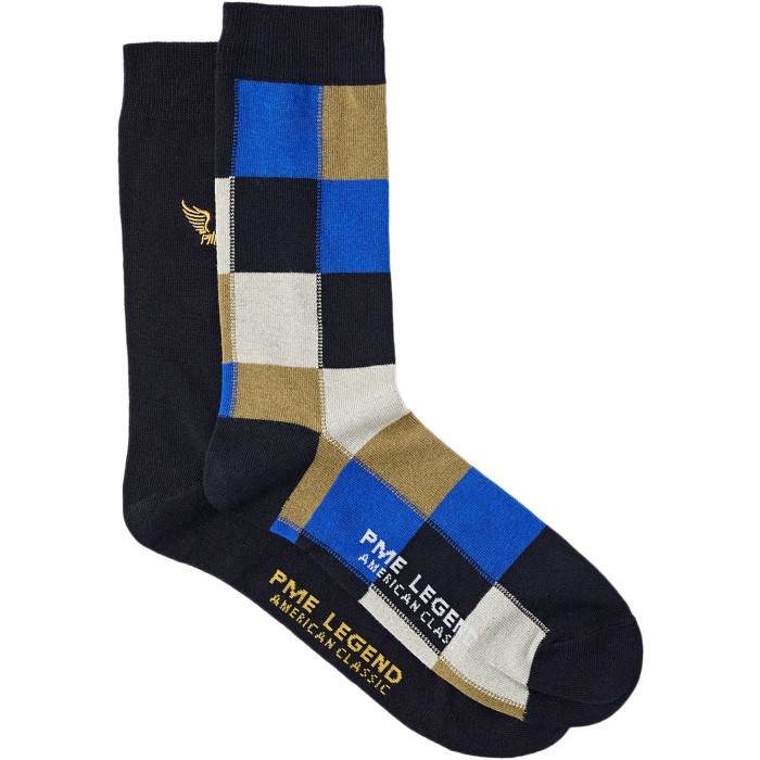 Socks Cotton blend 2-pack True Blue