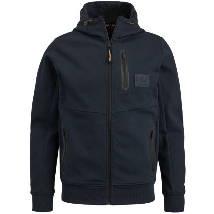 Hooded jacket twill interlock swea salute