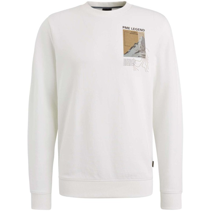 Crewneck interlock jersey Snow White