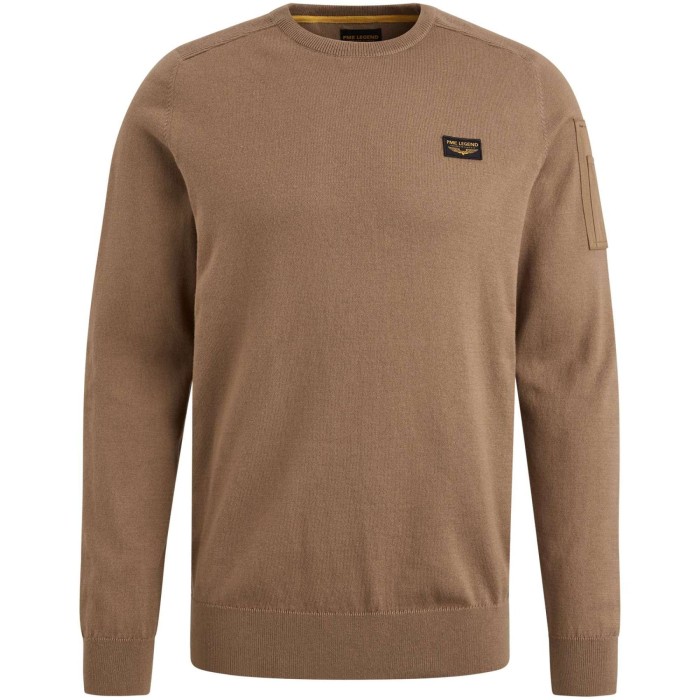 R-neck American classic knit Otter