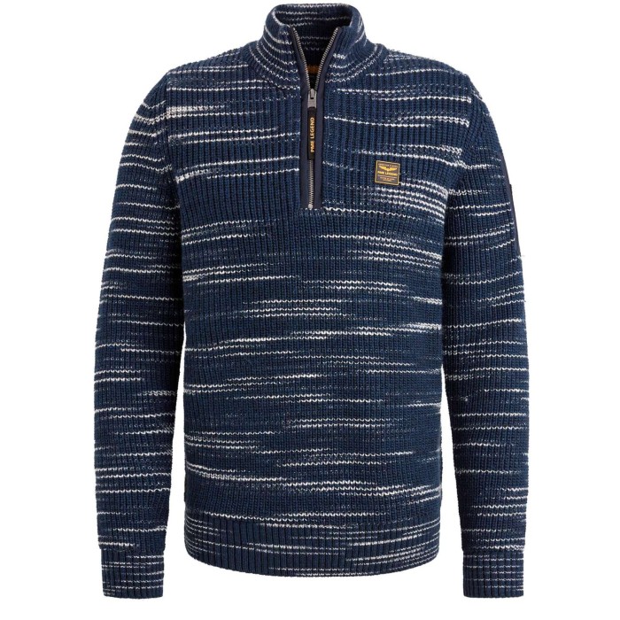 Half zip collar wool mix Naval Academy