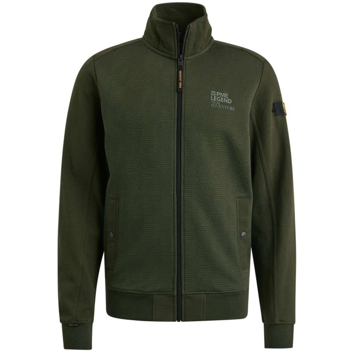 Zip jacket jacquard interlock swea Rosin