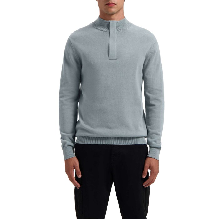 Regular fit Knitwear Halfzip LS