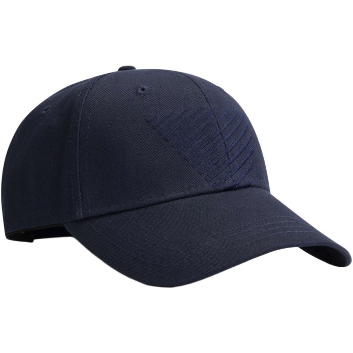 Cap with front triangle embroidery navy | VTMode