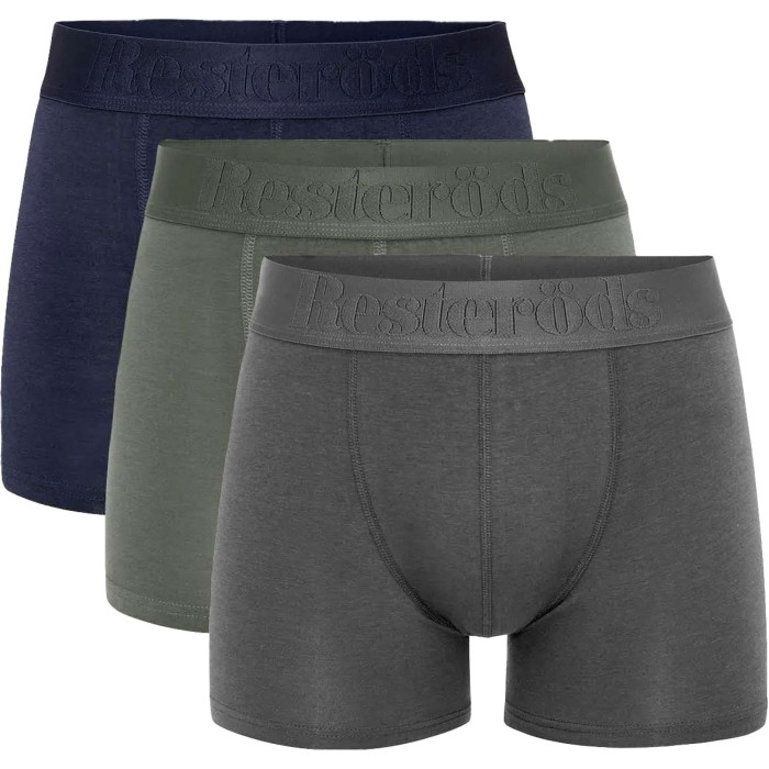 Bambu 3 pack blue & grey & army green