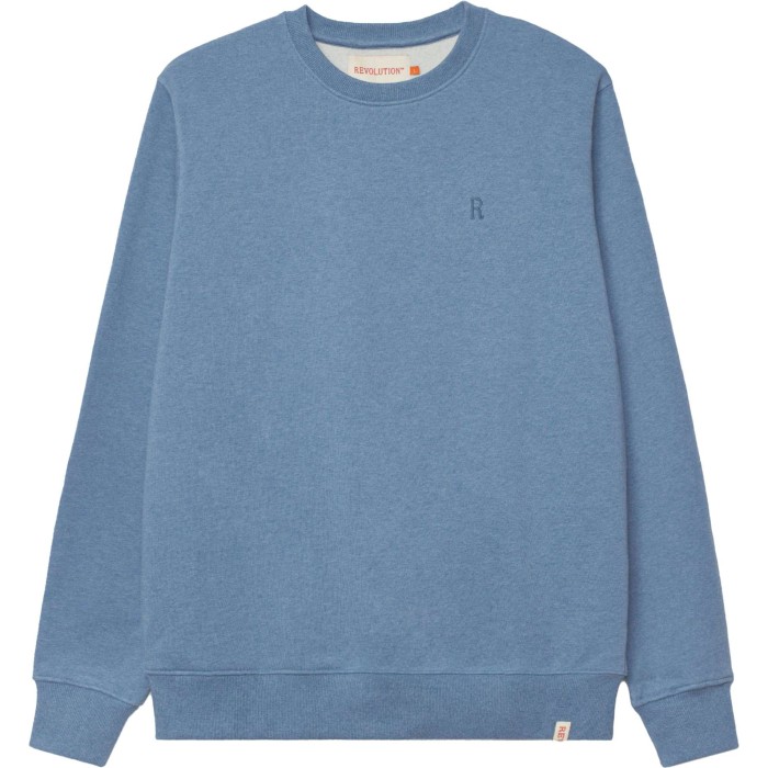 Regular crewneck darkblue melange