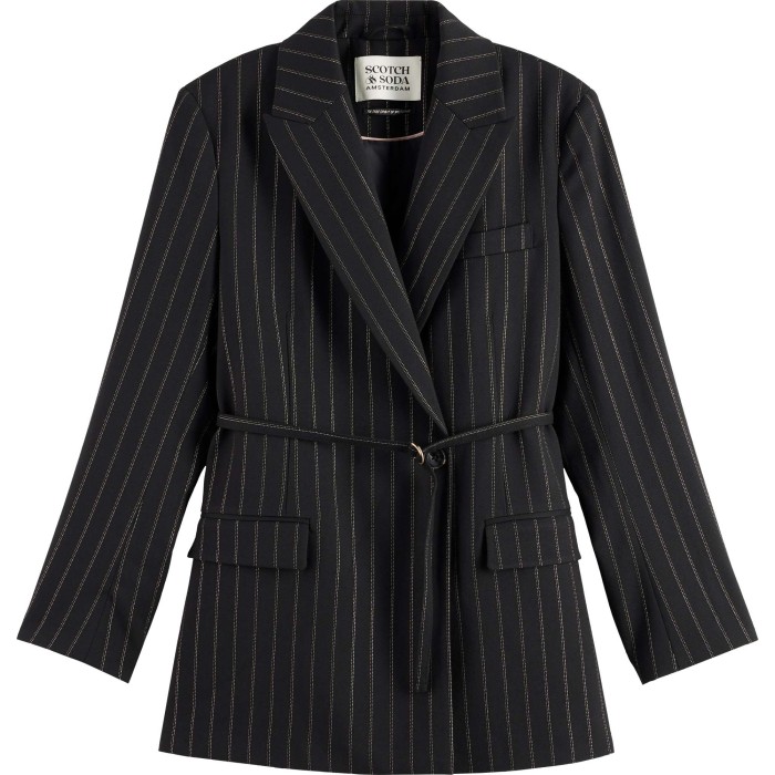 LUREX PINSTRIPE DB BLAZER SPRUCE AURORA