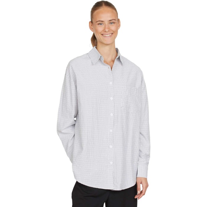 Gilma shirt white check