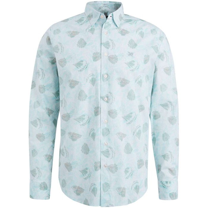 Long Sleeve Shirt Print on fine po Jet Stream