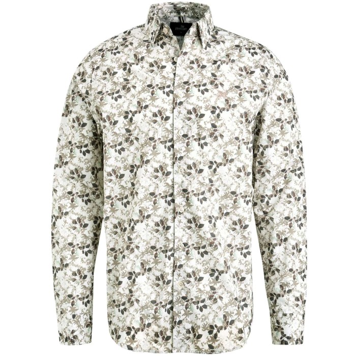 Long Sleeve Shirt Print on fine po Jet Stream