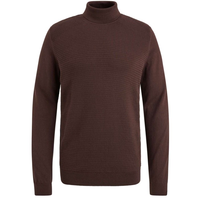 Roll neck pima cotton Hot Fudge