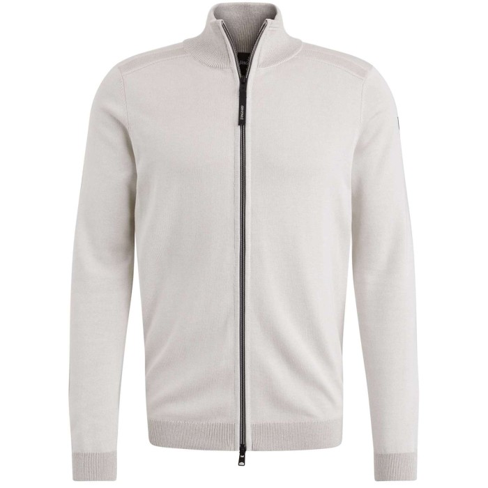 Zip jacket cotton modal plated Jet Stream