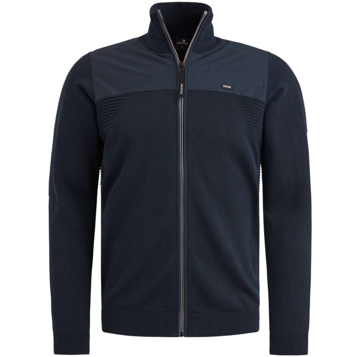 Zip jacket cotton modal Sky Captain