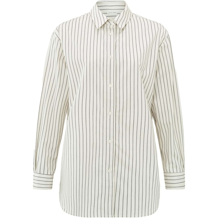 Striped relaxed blouse CHALK WHITE DESSIN