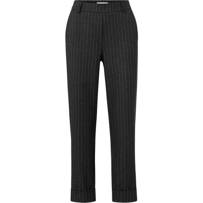 Soft pinstripe pantalon ANTHRACITE DESSIN