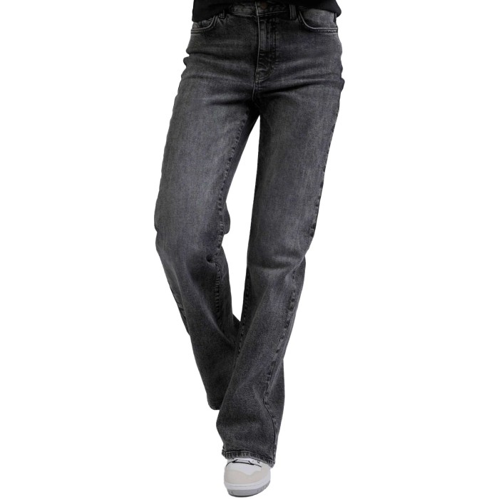 Wide leg denim DARK GREY DENIM