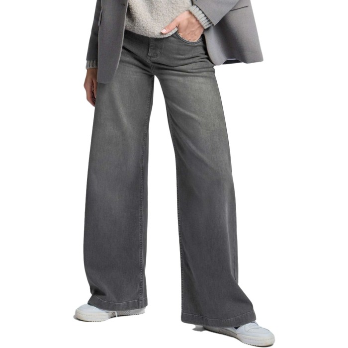 Extra wide leg denim - L30 MEDIUM GREY DENIM