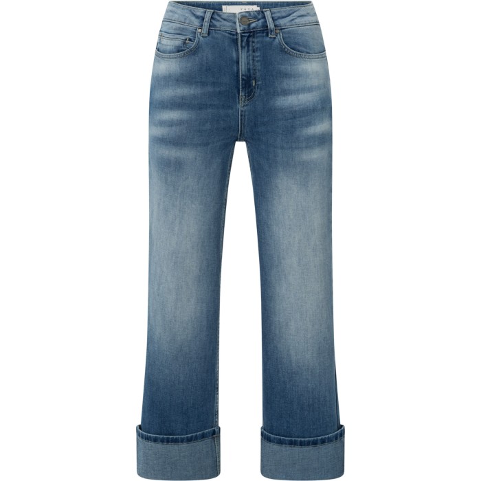 Mid waist denim BLUE DENIM