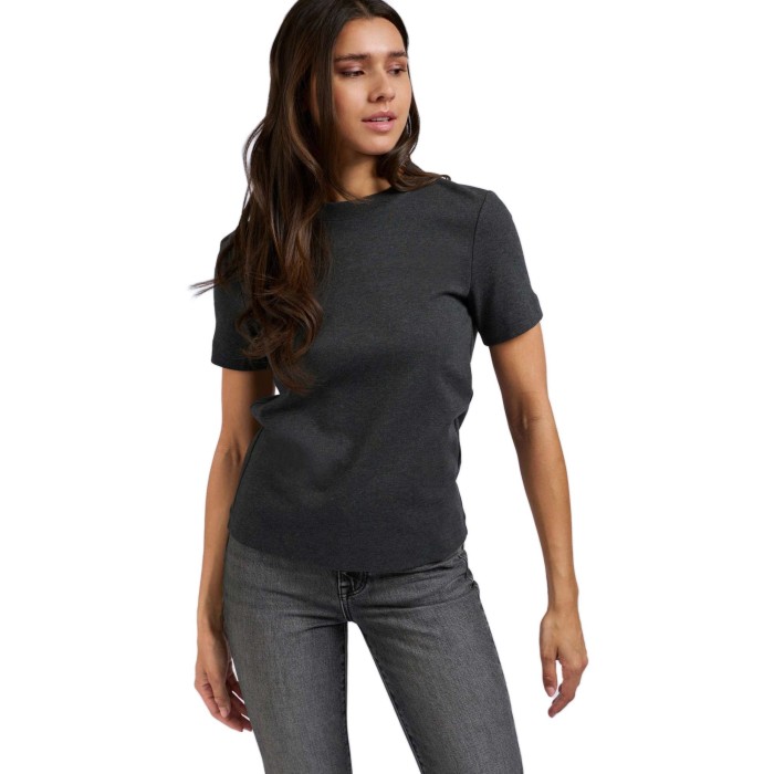 Round neck T-shirt ANTHRACITE MELANGE