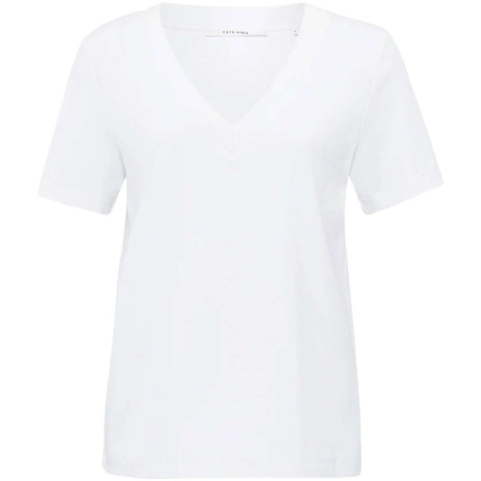 V-neck T-shirt PURE WHITE