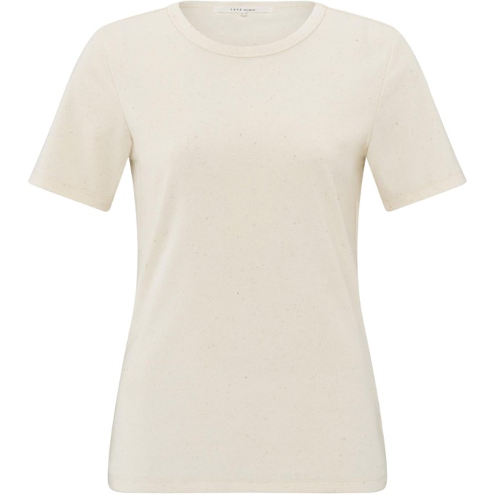 Soft crew neck t-shirt OFF WHITE MELANGE