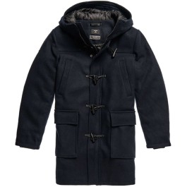 superdry grey duffle coat