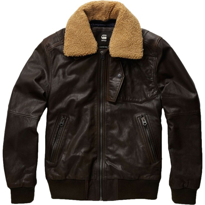 g star bollard leather bomber