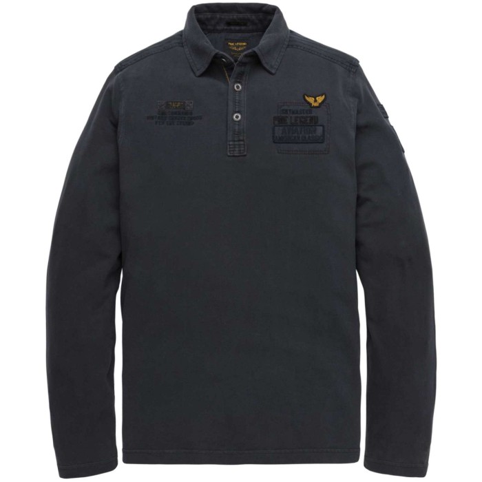 heldin Sociaal pols PME Legend Long sleeve polo rugged pique salute PPS195861-5281 | VTMode